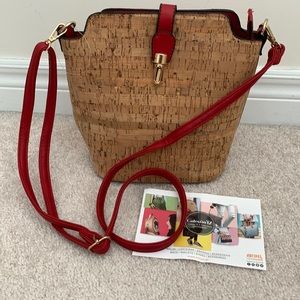 NWOT Artisanal Cork Purse